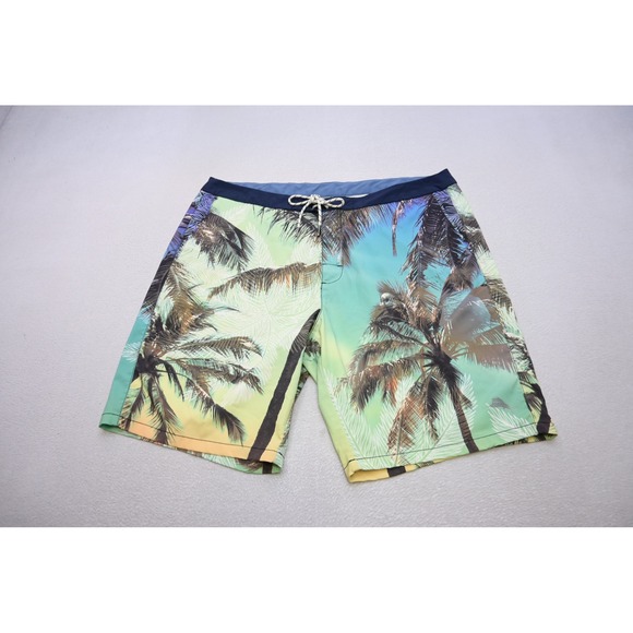 Tommy Bahama Other - Tommy Bahama Board Shorts Mens 40 Green Palm Tree Tropical Print Relax Excellent